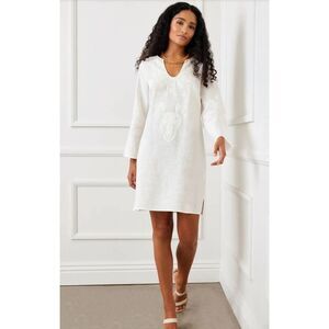 Karen Kane NWT  The ST. Barts embroidered linen dress size Medium